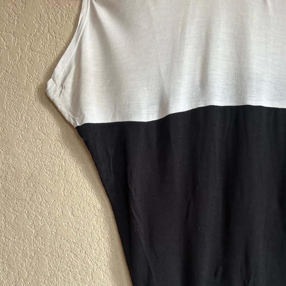 White and Black with Lace Tee Shirt, Size Small - Picture 8 of 8